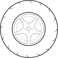 wheel aspect ratio (%)